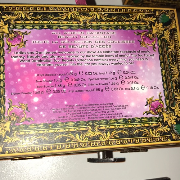 RARE Too Faced World Domination music box - Picture 7 of 13